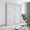MebelStar Two-door wardrobe Uni AL 2DSP Concrete, 180x45x240 cm (MBS-3940)
