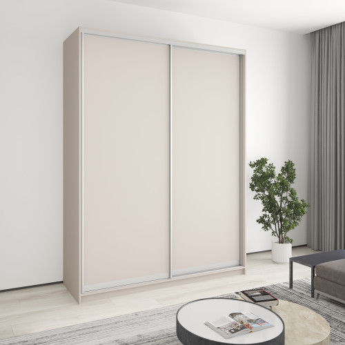 Шкаф-купе двухдверный MebelStar Комбо AL 2ДСП 180x60x240 см Кашемир (MBS-4083)
