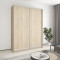 MebelStar Two-door wardrobe Uni AL 2DSP Sonoma Oak, 180x45x240 cm (MBS-3928)