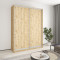 MebelStar Two-door wardrobe Uni AL 2DSP Tahoe oak, 180x45x240 cm (MBS-3952)