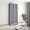 MebelStar Two-door wardrobe Standard AL 2DSP Anthracite, 90x45x240 cm (MBS-3545)