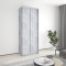 MebelStar Two-door wardrobe Standard AL 2DSP Concrete, 90x45x240 cm (MBS-3572)