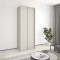 MebelStar Two-door wardrobe Standard AL 2DSP Cashmere, 90x45x240 cm (MBS-3563)