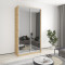 Two-door wardrobe MebelStar Standard AL 2 Mirrors 130x60x240 cm Tahoe Oak (MBS-3909)