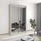 Two-door wardrobe MebelStar Standard AL 2 Mirrors 140x60x240 cm Cashmere (MBS-3883)
