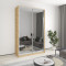 Two-door wardrobe MebelStar Standard AL 2 Mirrors 150x60x240 cm Tahoe Oak (MBS-3911)