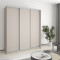 MebelStar Three-door wardrobe Standard AL 3DSP Cashmere, 180x45x210 cm (MBS-2854)