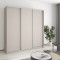 MebelStar Three-door wardrobe Combo AL 3DSP Cashmere, 200x60x210 cm (MBS-3312)