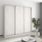 MebelStar Three-door wardrobe Standard AL 3DSP Alaska gray, 210x60x240 cm (MBS-1520)