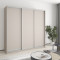 MebelStar Three-door wardrobe Standard AL 3DSP Cashmere, 210x60x240 cm (MBS-1504)