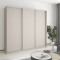 MebelStar Three-door wardrobe Standard AL 3DSP Cashmere, 220x45x210 cm (MBS-2858)