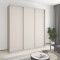 MebelStar Three-door wardrobe Combo AL 3DSP Cashmere, 220x60x240 cm (MBS-2068)