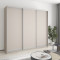MebelStar Three-door wardrobe Standard AL 3DSP Cashmere, 230x45x210 cm (MBS-2859)