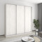 MebelStar Three-door wardrobe Standard AL 3DSP Alaska gray, 230x45x240 cm (MBS-1831)