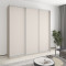 MebelStar Three-door wardrobe Standard AL 3DSP Cashmere, 230x45x240 cm (MBS-1823)