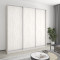 MebelStar Three-door wardrobe Combo AL 3DSP Alaska gray, 240x45x240 cm (MBS-2088)
