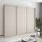 MebelStar Three-door wardrobe Combo AL 3DSP Cashmere, 250x45x210 cm (MBS-3173)