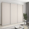 MebelStar Three-door wardrobe Combo AL 3DSP Cashmere, 270x60x240 cm (MBS-2073)