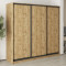 MebelStar Three-door wardrobe Standard BG 3DSP Tahoe oak, 220x45x210 cm (MBS-8320)