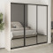 MebelStar Three-door wardrobe Standard BG 3 Mirrors Cashmere, 220x45x210 cm (MBS-8476)