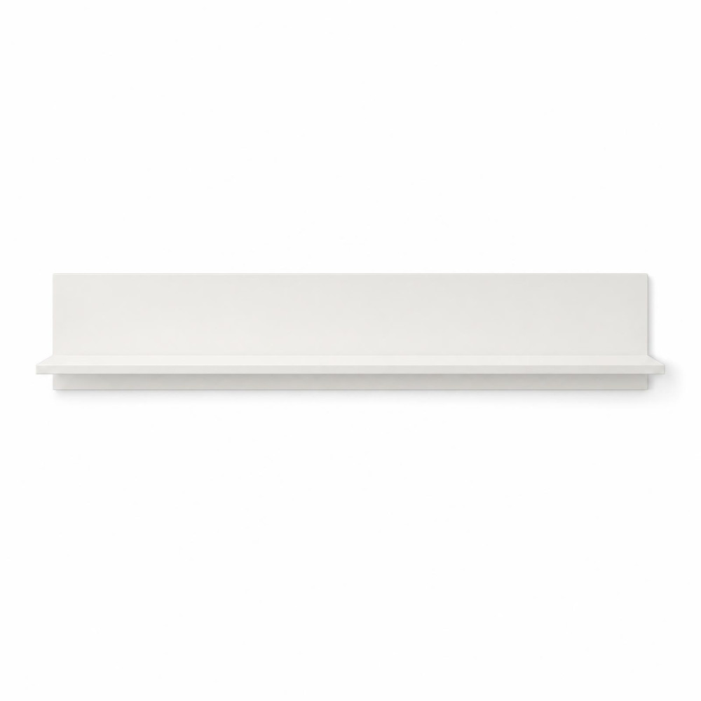 Полка открытая MebelStar Лилу 110x22x20 см Аляска белая (MBS-1305)