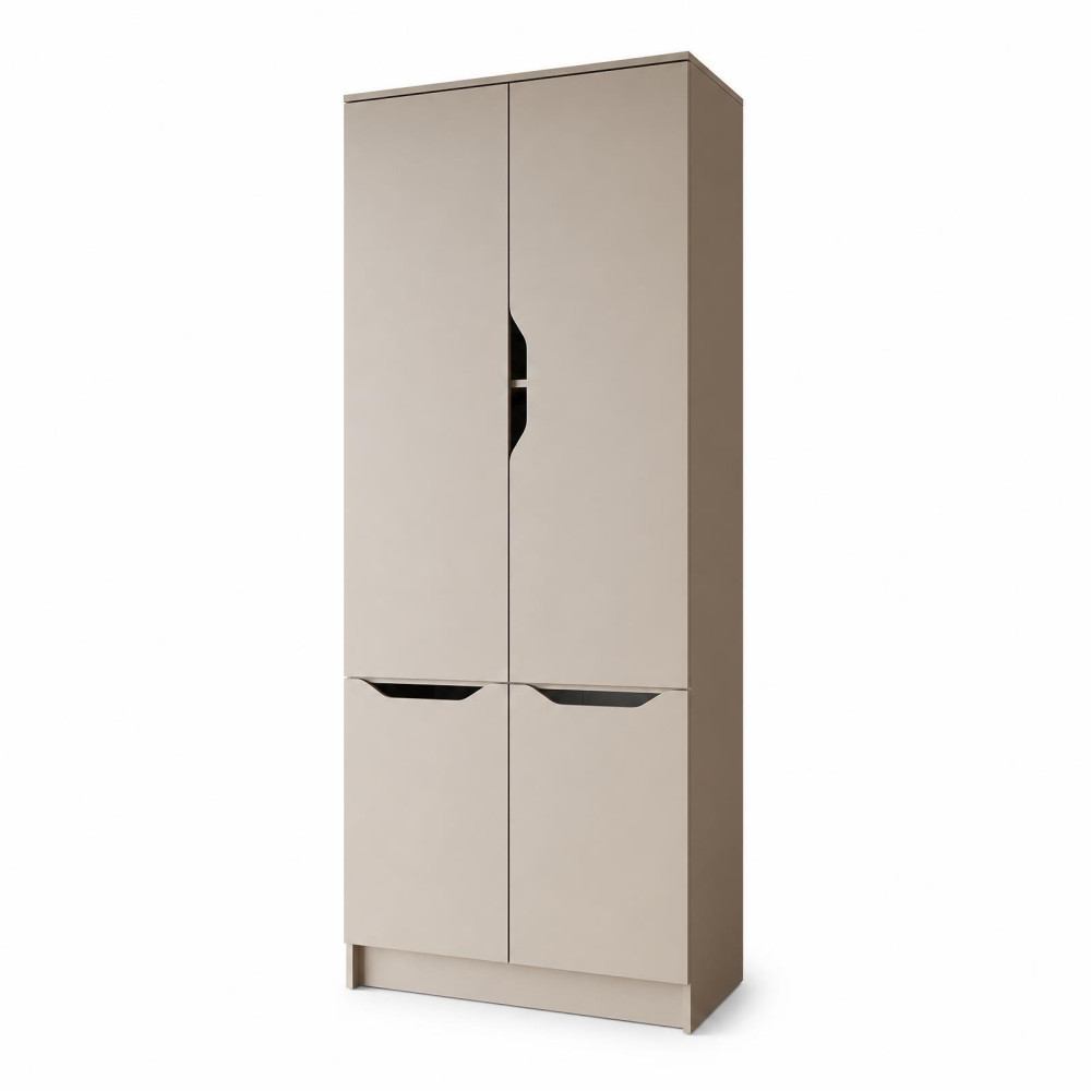 Шафа розпашна MebelStar 4Д Лілу 80x40x210 см Кашемір (MBS-1318)