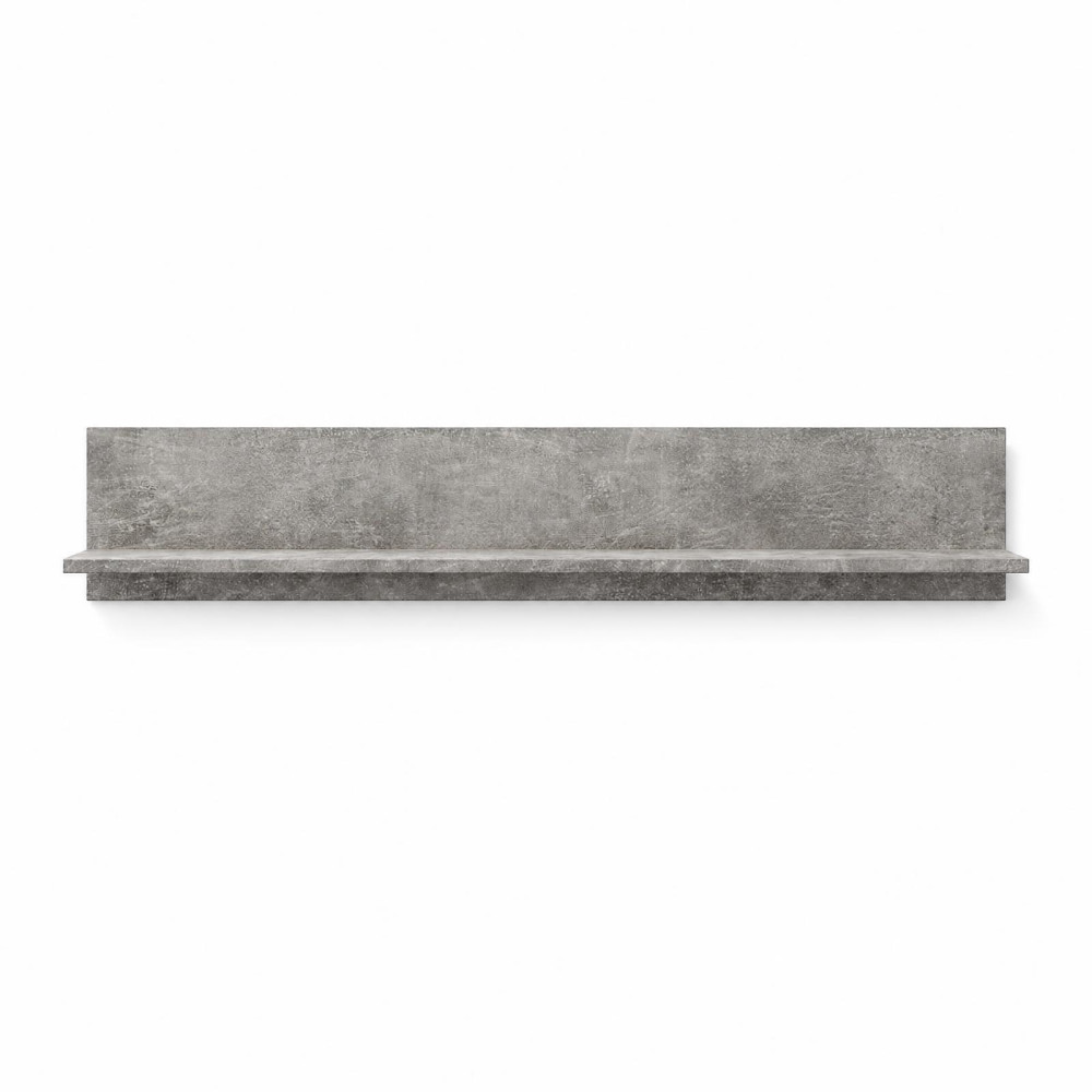Полка открытая MebelStar Лилу 110x22x20 см Бетон (MBS-1355)