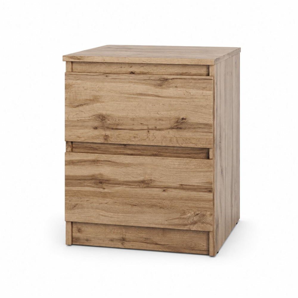 MebelStar Nightstand Neo Tahoe Oak, 40x43x53 cm (MBS-1180)