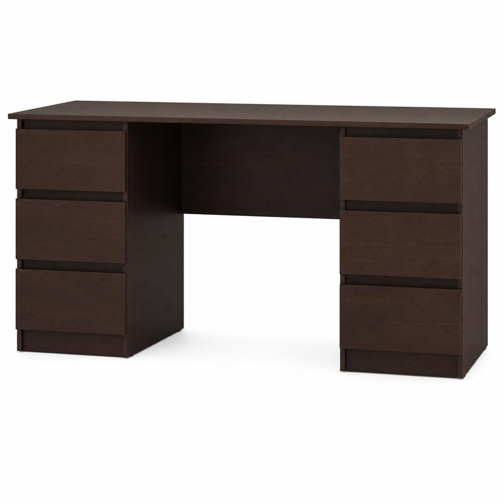 MebelStar Desk Neo SK-6 160x60x75.5 cm Ristreto oak (MBS-1223)