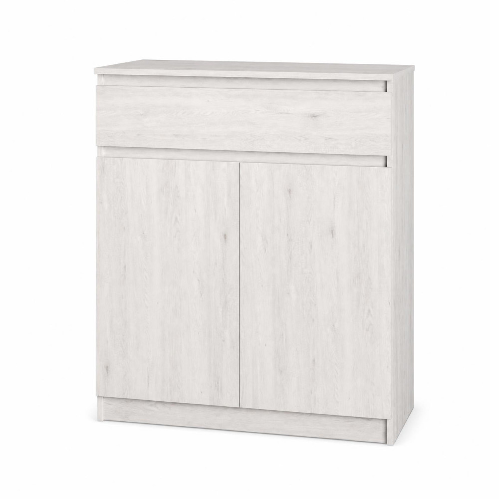 Тумба для обуви MebelStar Нео 80x35x95 см Аляска серый (MBS-1240)