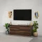 MebelStar TV stand Neo 4Sh Amber oak, 120x43x53 cm (MBS-1276)
