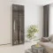MebelStar 2-door wardrobe with mezzanine Oscar Showcase BL-B, standard Gray mouse, 80x52x260 cm (MBS-6740)