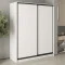 MebelStar Two-door wardrobe Combo BG 2DSP Alaska white, 170x60x210 cm (MBS-11510)