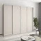 Шкаф-купе четырехдверный MebelStar Комбо AL 4ДСП 240x60x210 см Кашемир (MBS-12421)