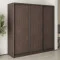 Шкаф-купе трехдверный MebelStar Комбо BG 3ДСП 210x60x210 см Дуб ристрето (MBS-9001)