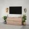 MebelStar TV stand Neo 4Sh Sonoma Oak, 120x43x53 cm (MBS-1271)