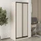 MebelStar Two-door wardrobe Uni BG 2DSP Cashmere, 90x60x210 cm (MBS-11325)