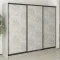 Шкаф-купе трехдверный MebelStar Комбо BG 3ДСП 250x60x210 см Бетон (MBS-8965)