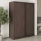 MebelStar Two-door wardrobe Combo BG 2DSP Ristreto Oak, 150x60x210 cm (MBS-11516)