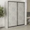 MebelStar Two-door wardrobe Combo BG 2DSP Concrete, 170x60x210 cm (MBS-11506)