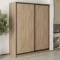 MebelStar Two-door wardrobe Combo BG 2DSP Sonoma Oak, 170x60x210 cm (MBS-11526)