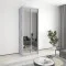 Two-door wardrobe MebelStar Standard AL 2 Mirrors 90x45x240 cm Concrete (MBS-3824)