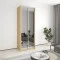 Two-door wardrobe MebelStar Standard AL 2 Mirrors 90x45x240 cm Tahoe Oak (MBS-3842)