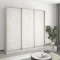 Шкаф-купе трехдверный MebelStar Стандарт AL 3ДСП 210x60x210 см Аляска серый (MBS-2887)