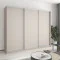 Шкаф-купе трехдверный MebelStar Уни AL 3ДСП 250x45x210 см Кашемир (MBS-3054)