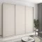 Шкаф-купе трехдверный MebelStar Уни AL 3ДСП 270x60x240 см Кашемир (MBS-1913)